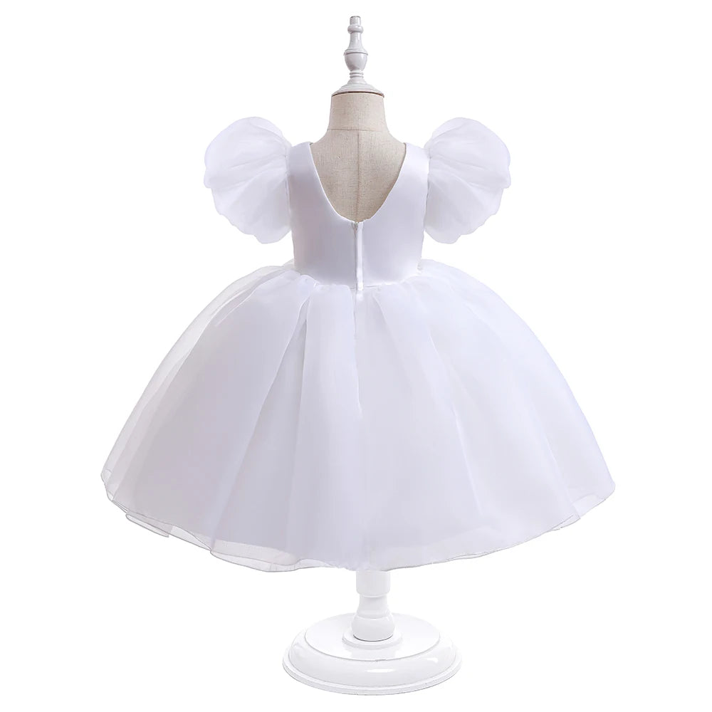 Little Girls Fluff and Circumstance Flower Girl and Party Dress V-Back - The Palm Beach Baby Estimated 12 -21 Day Shipping