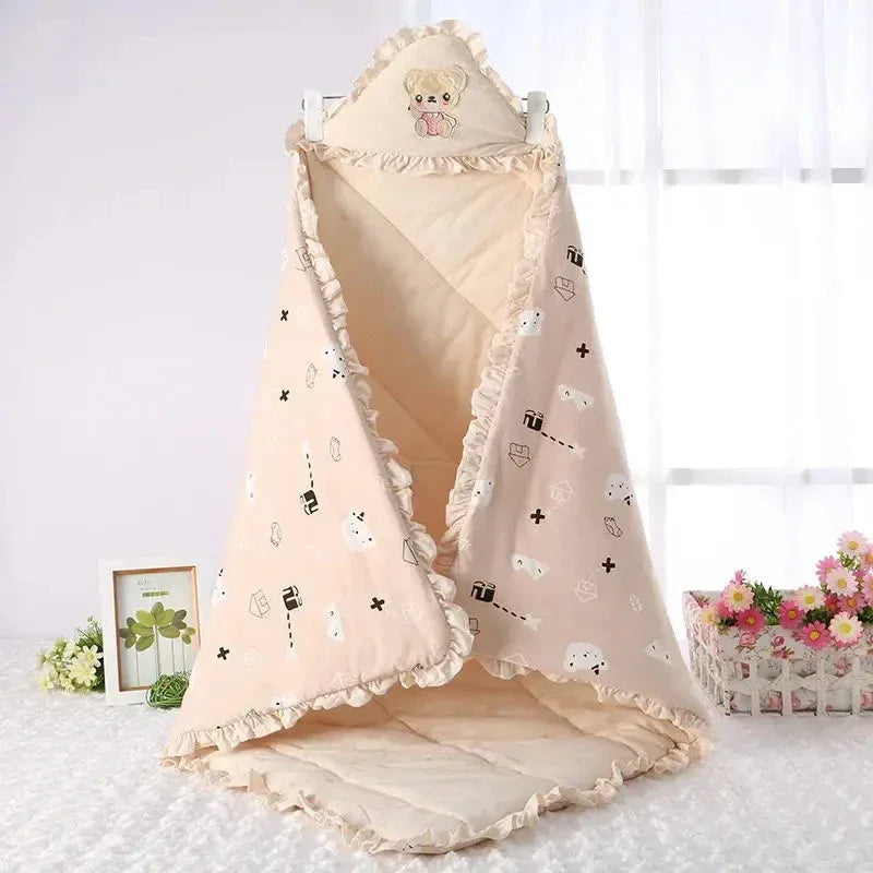 "Animal Cutie" Cozy Warm Baby Swaddle Wrap - 3 Colors - The Palm Beach Baby