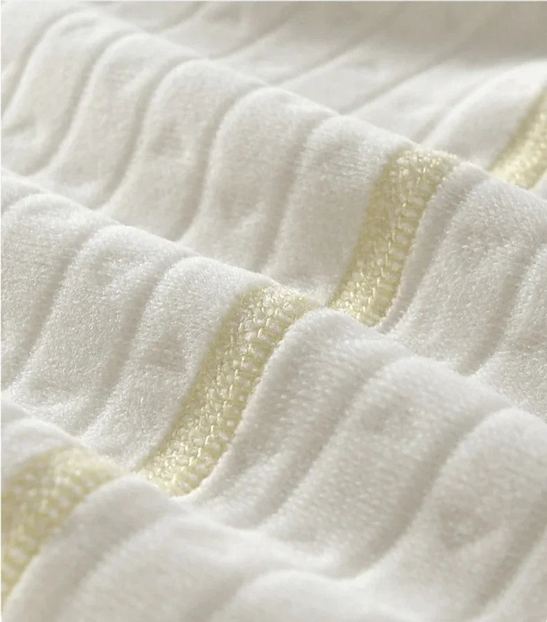 Detailed view of Bunny Cute Romper Jumpsuit texture, emphasizing the softness of this cute baby romper.