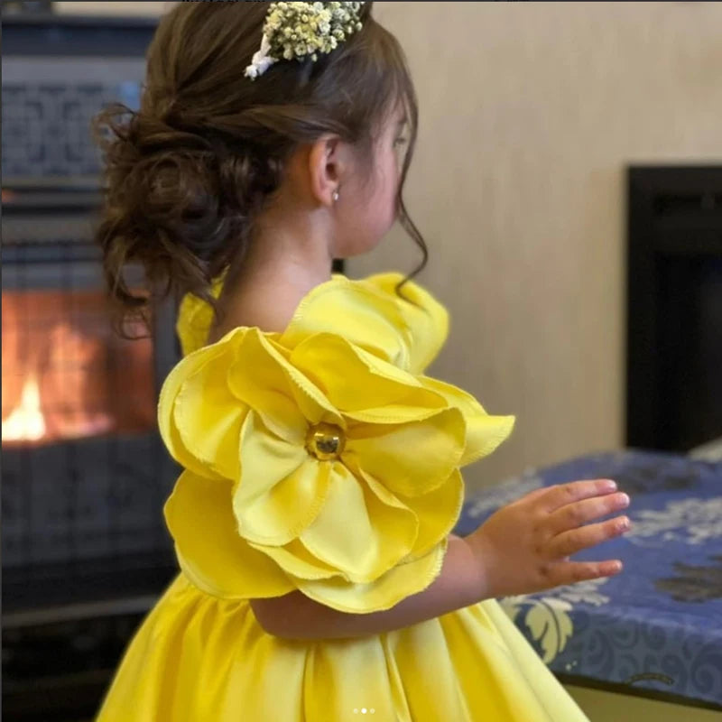 "Summer Flower" Girl's Chic Party Dress - 5 Colors