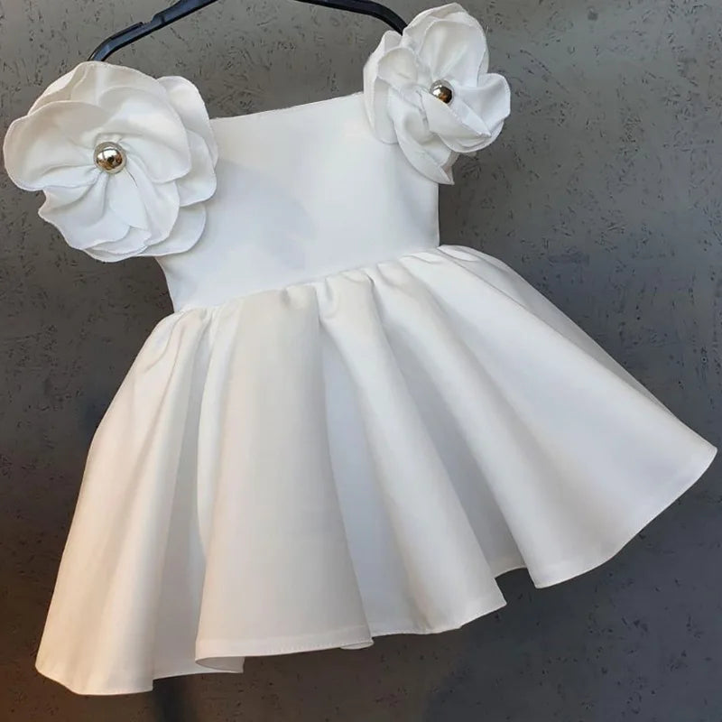"Summer Flower" Girl's Chic Party Dress - 5 Colors