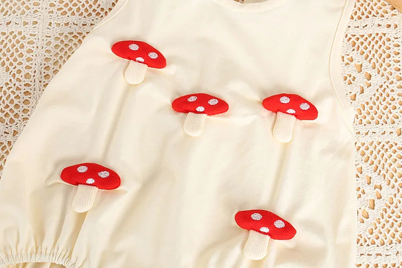 3-D Cute Appliqued Romper - 2 Colors