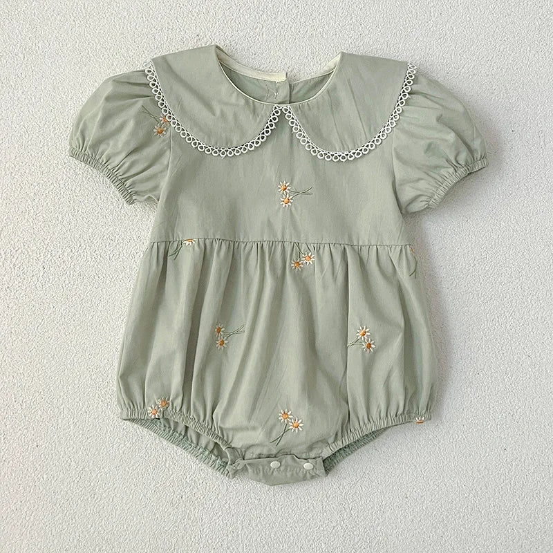 "Little Bouquets" Embroidered Bubbles - 3 Colors