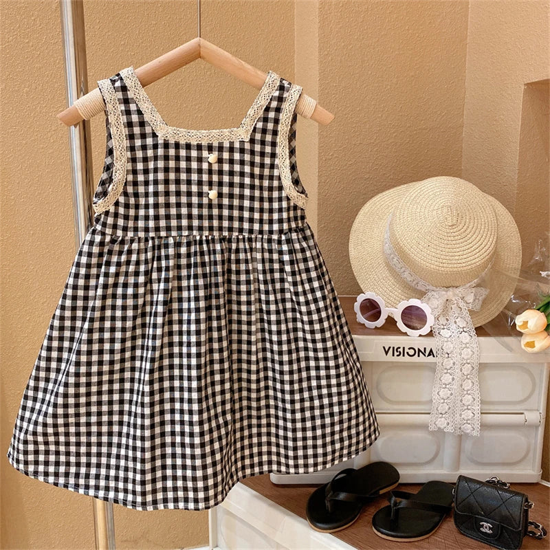 "Bethany-Ann" Fun Check Party Dress