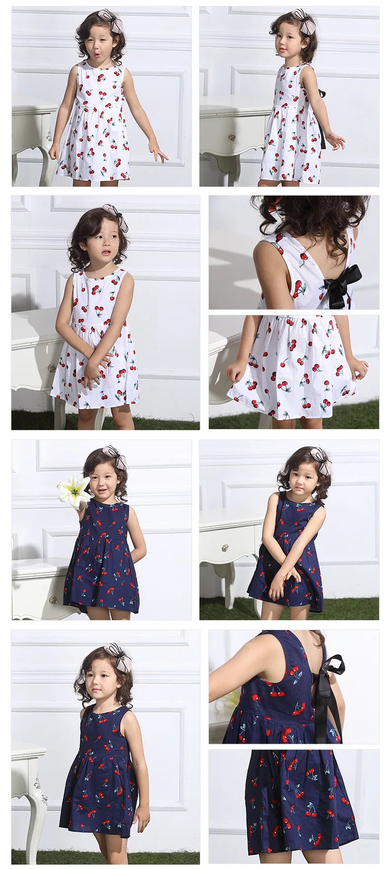 "A Cherry Day"  Little Girl's Dresses