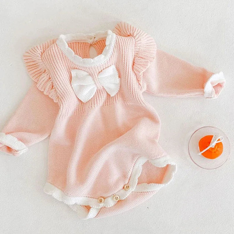 "Sweet Heart" Sweater Knit Romper