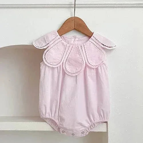 Petra Petal Collar Baby Bubble for Little Girls - 2 Colors - The Palm Beach Baby