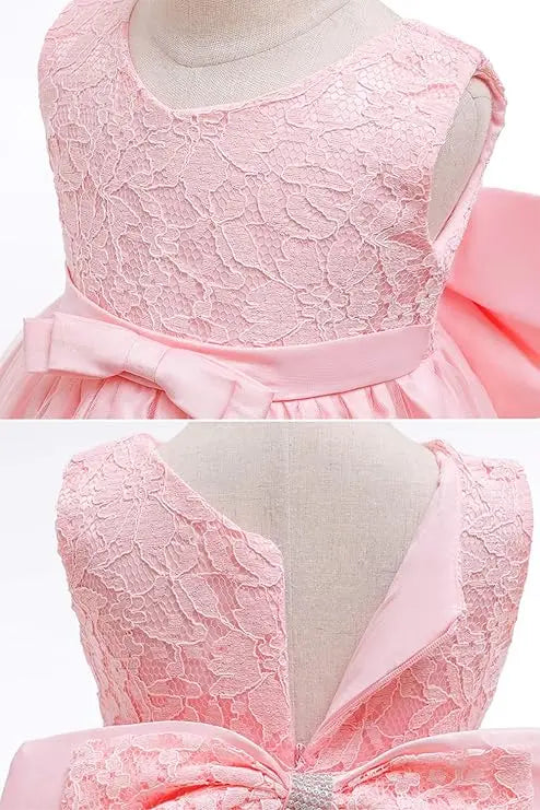 Lauren Lace Special Occasion Dress With Headband - The Palm Beach Baby Estimated 14 - 25 Day Shipping