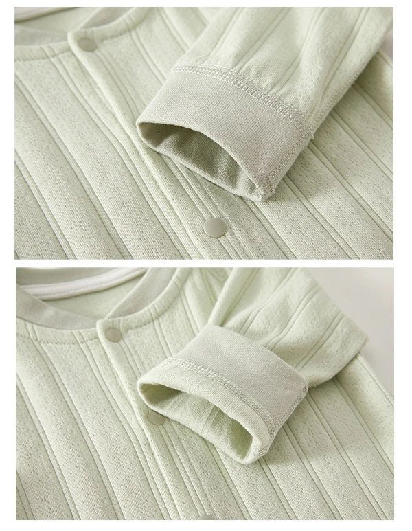 Quin Cloud Soft Cotton Long-sleeved Romper - 1 to 9 Months