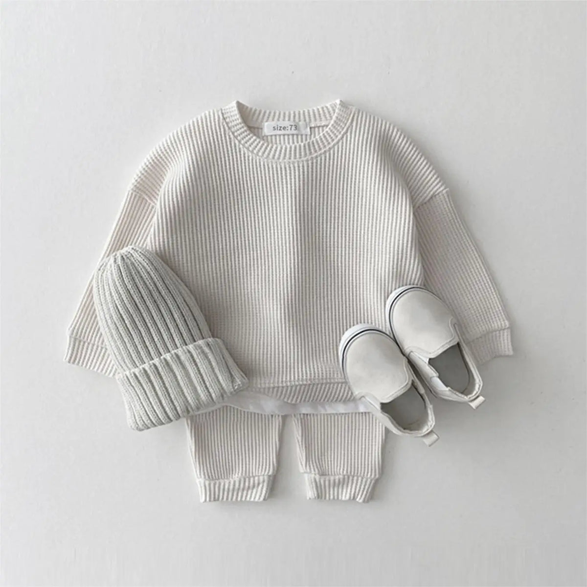 Bryce 2 Piece Fashionable Childrens Waffle Knit Clothing Set