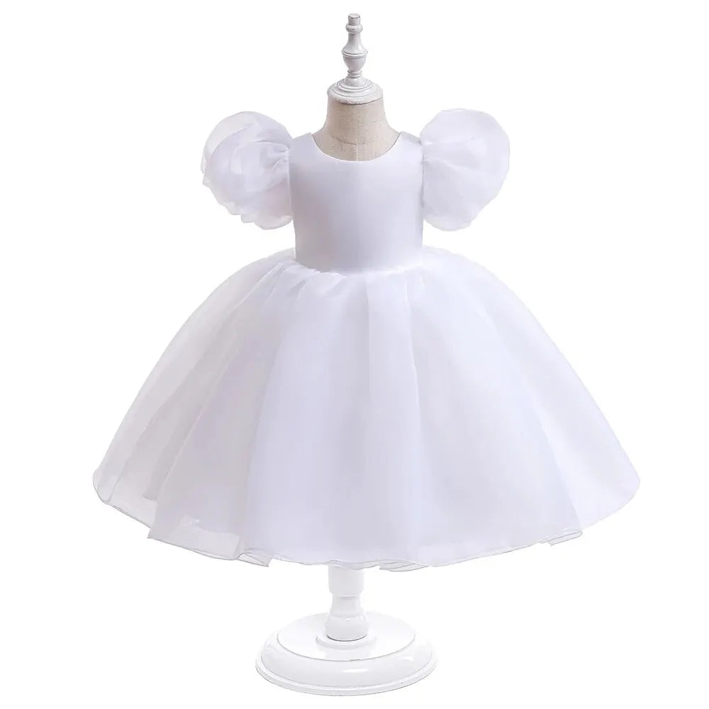 Little Girls Fluff and Circumstance Flower Girl and Party Dress V-Back - The Palm Beach Baby Estimated 12 -21 Day Shipping
