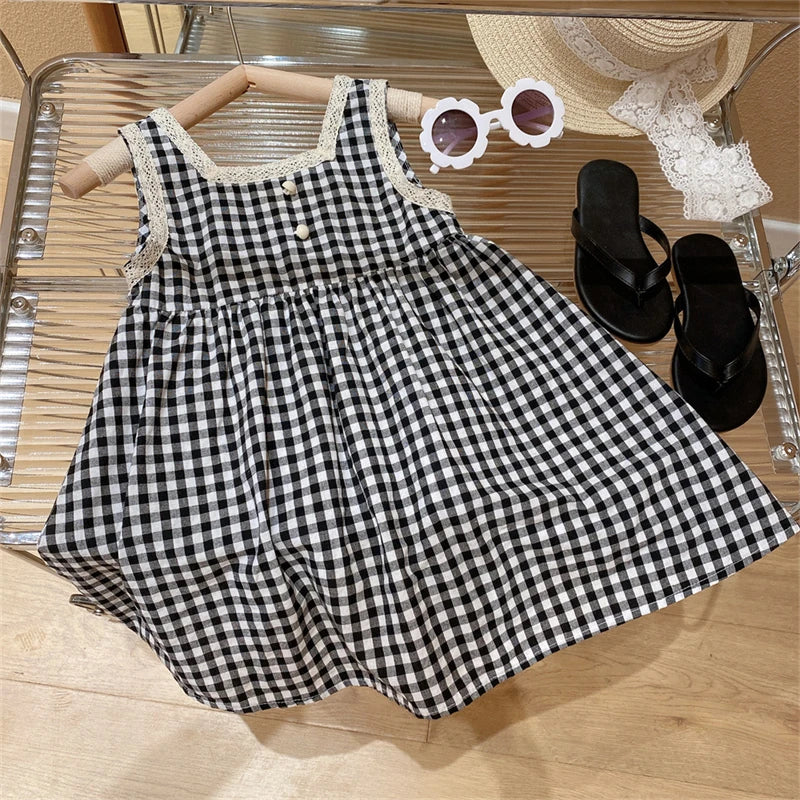 "Bethany-Ann" Fun Check Party Dress