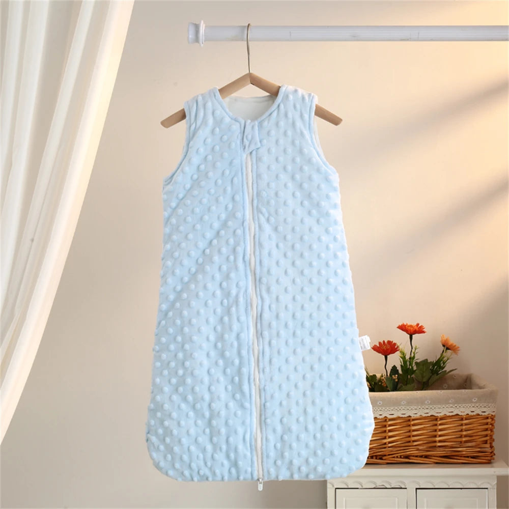 Minky Sleeping Bag Baby's Anti-Kick Zippered Sleeveless - 7 Colors - The Palm Beach Baby Estimated 13 - 20 Day Shipping