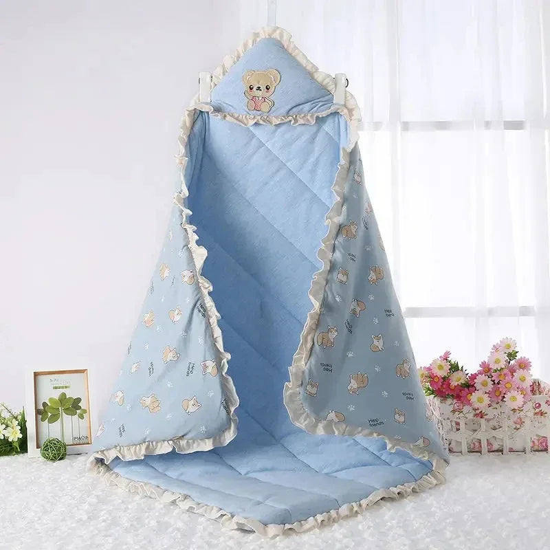 "Animal Cutie" Cozy Warm Baby Swaddle Wrap - 3 Colors - The Palm Beach Baby