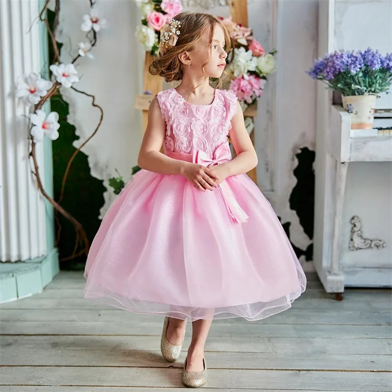"Rosette" Lace Special Occasion Dress
