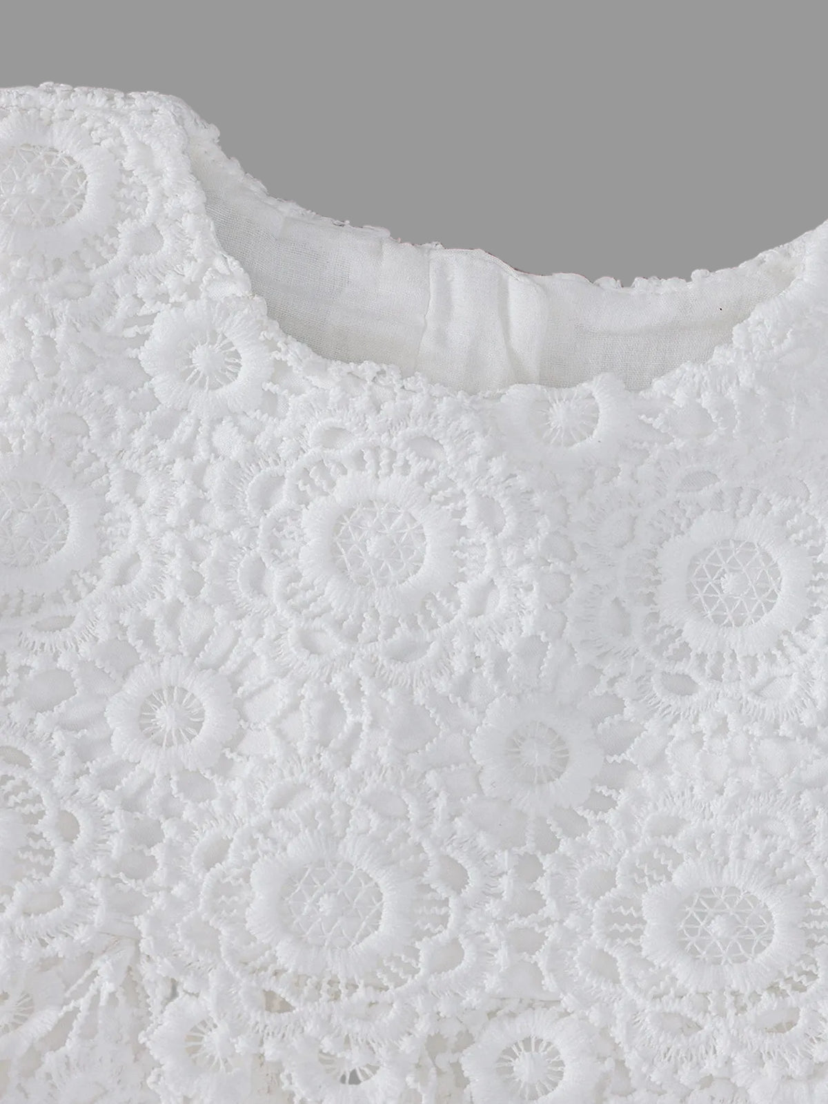 Analee White Lace Dress With Matching Bonnet - The Palm Beach Baby Estimated 12 - 22 Day Shipping