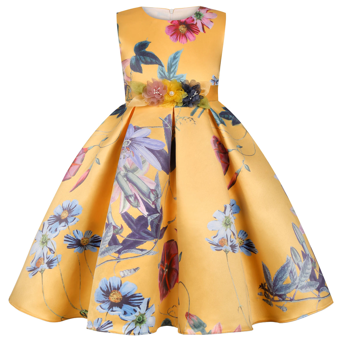 Little Girls Tropical Garden Party Dress in 6 Vivacious Colors - The Palm Beach Baby Estimated 14 - 20 Day Shipping