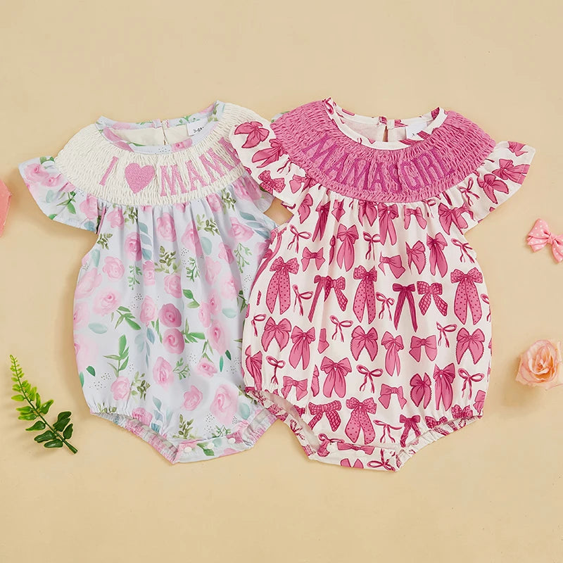 Mama's GirlBabies Smocked Bubble