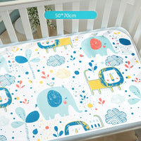 Children's Waterproof Changing Pad Cover in cute prints, cotton, 50x70 cm for babies.