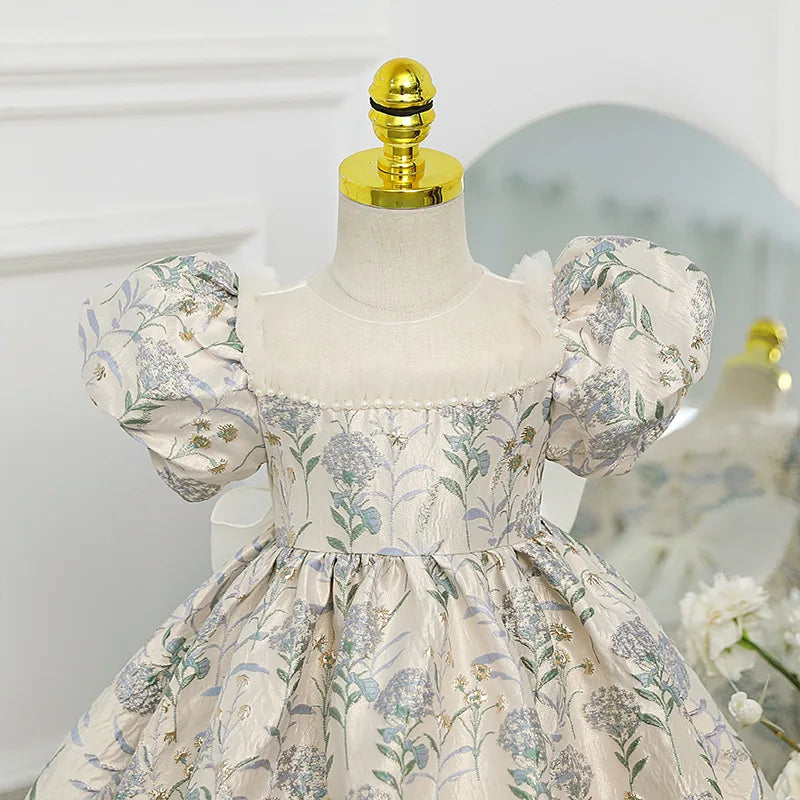 Celeste-Clarice Brocade Party Dress for Little Girls - The Palm Beach Baby The Palm Beach Baby