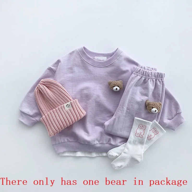 "Bear Cutie" 2 PC Warm-up Set - 7 Colors