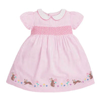 "Margaret-Ann" Smocked Party Dress for Little Fashionistas - 3 Colorful Designs - The Palm Beach Baby