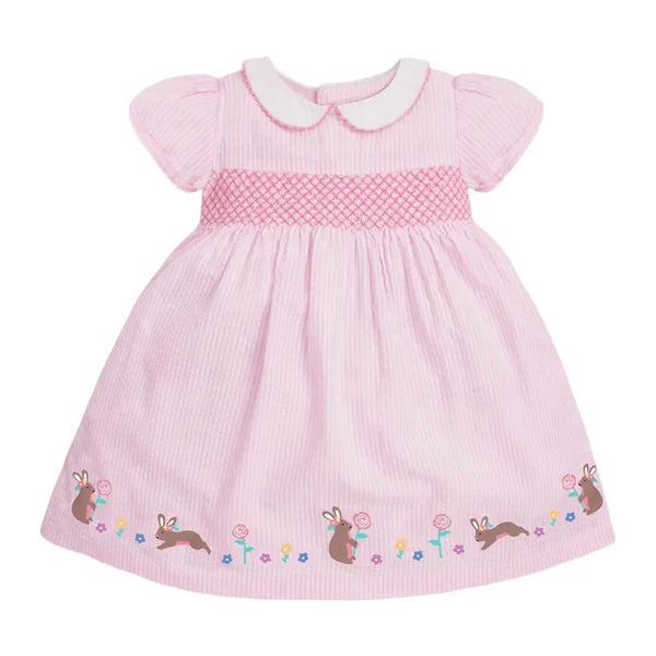 "Margaret-Ann" Smocked Party Dress for Little Fashionistas - 3 Colorful Designs - The Palm Beach Baby