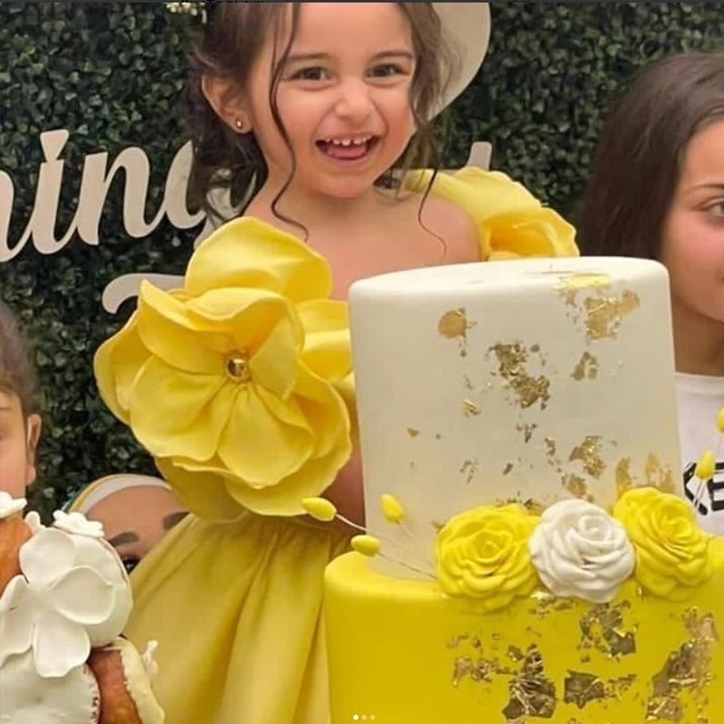 "Summer Flower" Girl's Chic Party Dress - 5 Colors