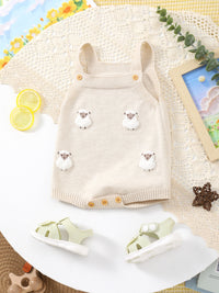 Lamb About You Baby Knit Romper - 4 Baby Approved Colors - The Palm Beach Baby