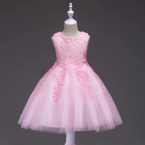 Felice Lace Tulle Occasion Dress In 4 Elegant Colors - The Palm Beach Baby 10 - 18 Day Shipping