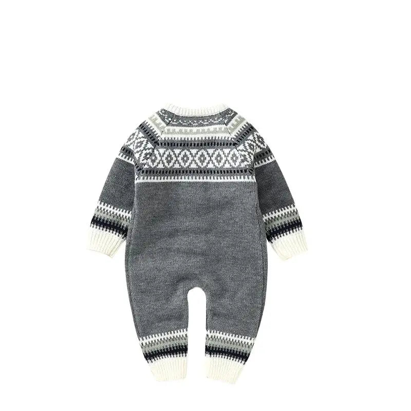 "Morgan" Cozy Warm Knit Romper Set