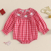 Holiday Cuteness Smocked Baby Bubbles - 10 Festive Styles - The Palm Beach Baby
