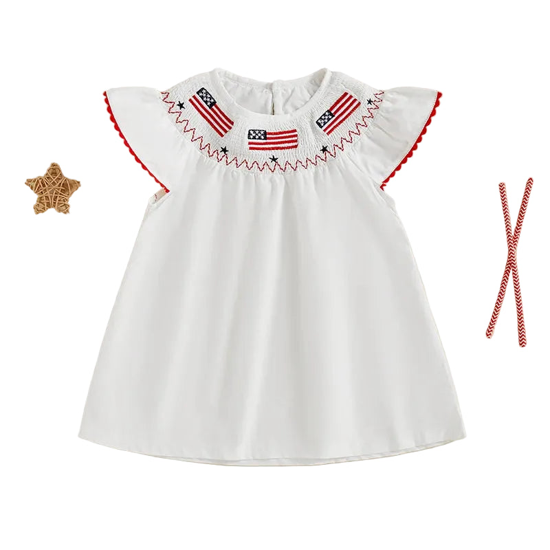 Pamela Patriotic Summer Dress for Girls