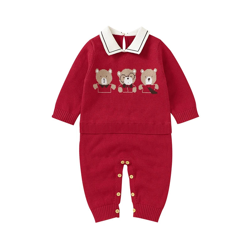 "Beary Cute" Knit Romper And/Or Blanket