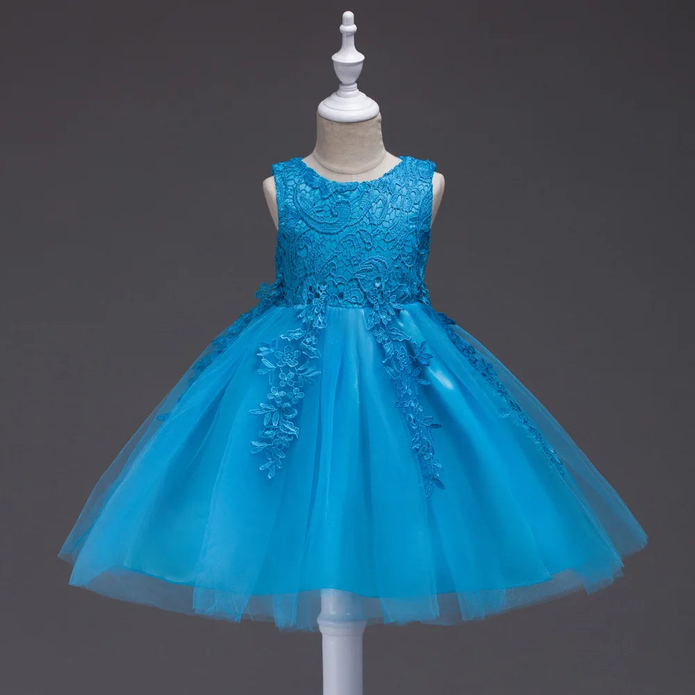 Felice Lace Tulle Occasion Dress In 4 Elegant Colors - The Palm Beach Baby 10 - 18 Day Shipping