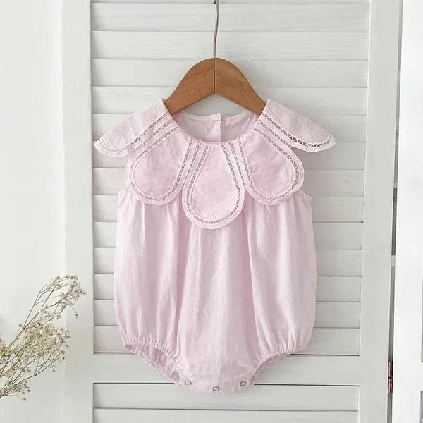 Petra Petal Collar Baby Bubble for Little Girls - 2 Colors - The Palm Beach Baby