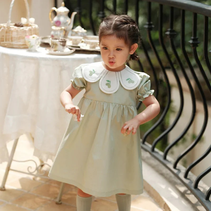 "Adalyn" Petal Collar Dress