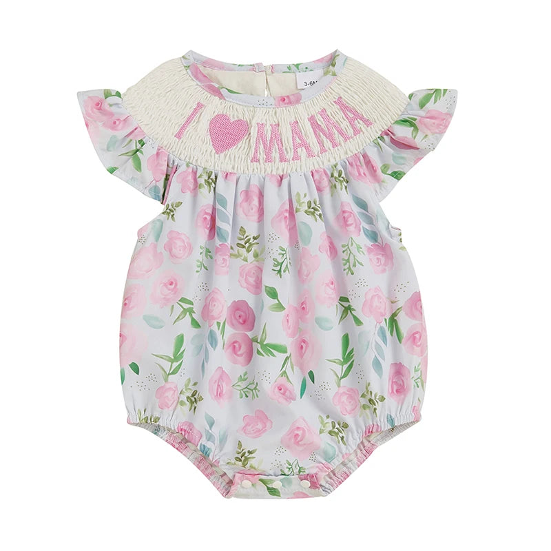 Mama's GirlBabies Smocked Bubble