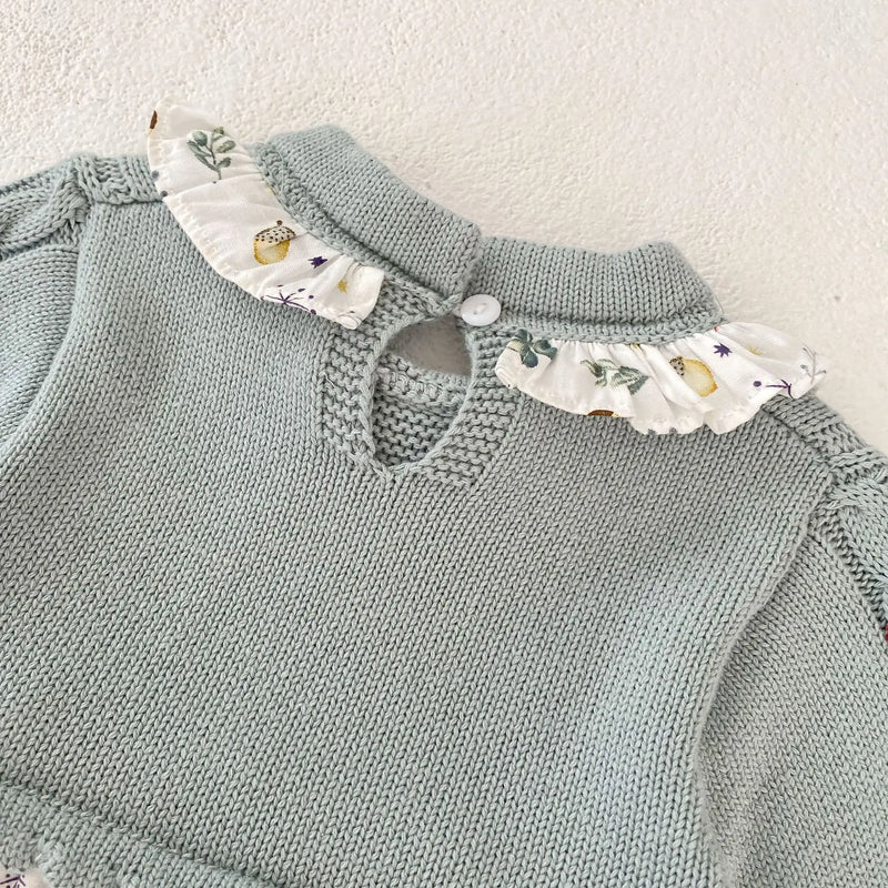 Amelia Bunny Print Dress - Ruffled bunny print dress for toddlers, combining style and comfort for everyday adventures.