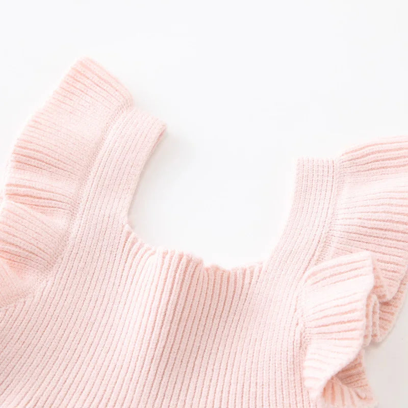 "Brie" Pastel Knit Dress Pinafore - 2 Colors