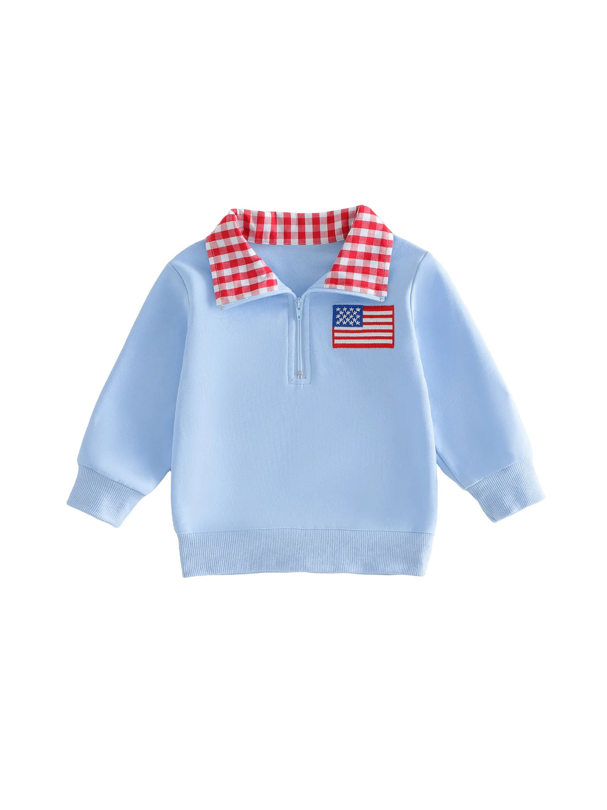 Peter Patriot Knit Pullover - Boys Long Sleeve Shirt - The Palm Beach Baby Estimated 10 - 16 Day Shipping