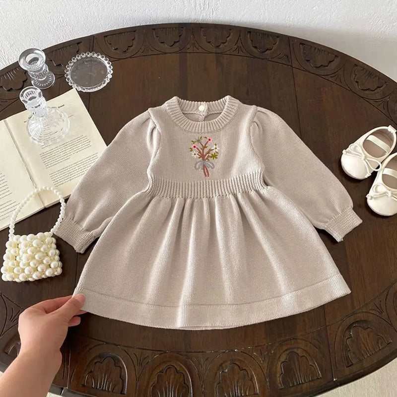 Winter Fleurs Sweater Dress - 2 Colors