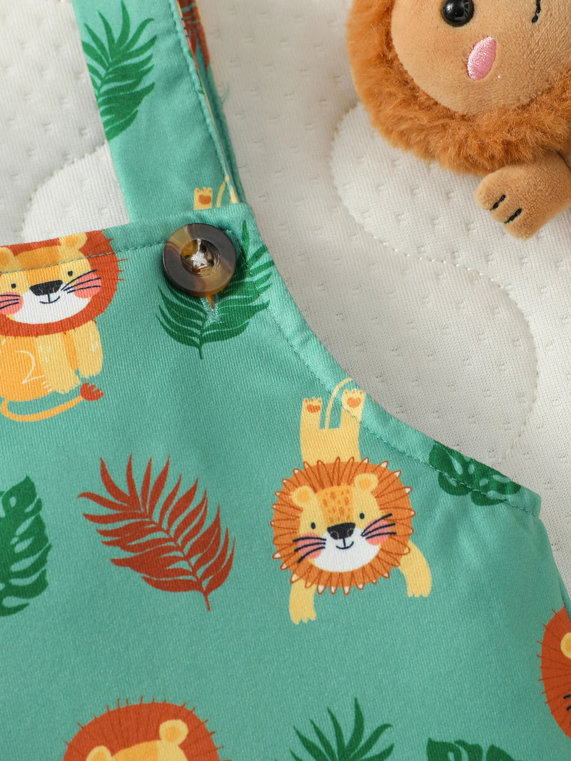 "Little Lion" Baby Overalls