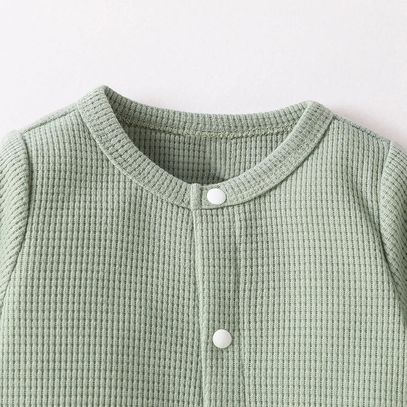 "Charlie" Green Romper Jumpsuit