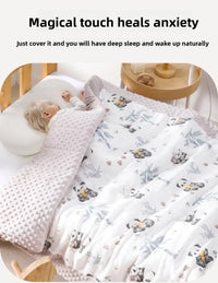 Adorable Minky Dot Blanket in 4 Cute Designs for Babies - Children - The Palm Beach Baby 15 - 21 Day Shipping