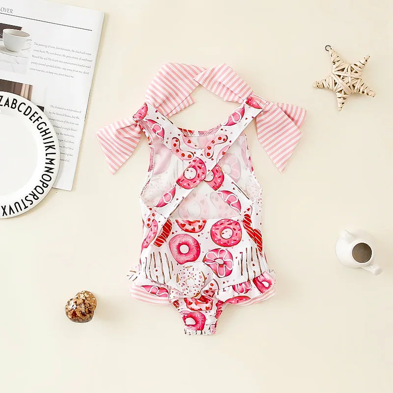 "Print Cuties"  1 PC Swimsuits - 4 Prints