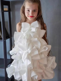 Lovely "Felice-Marie" Children's Couture Dress - 4 Chic Colors - The Palm Beach Baby