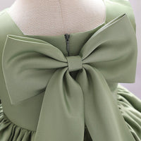 Tara Marie Elegant Party Dress with Oversized Bow in 7 Chic Colors - The Palm Beach Baby