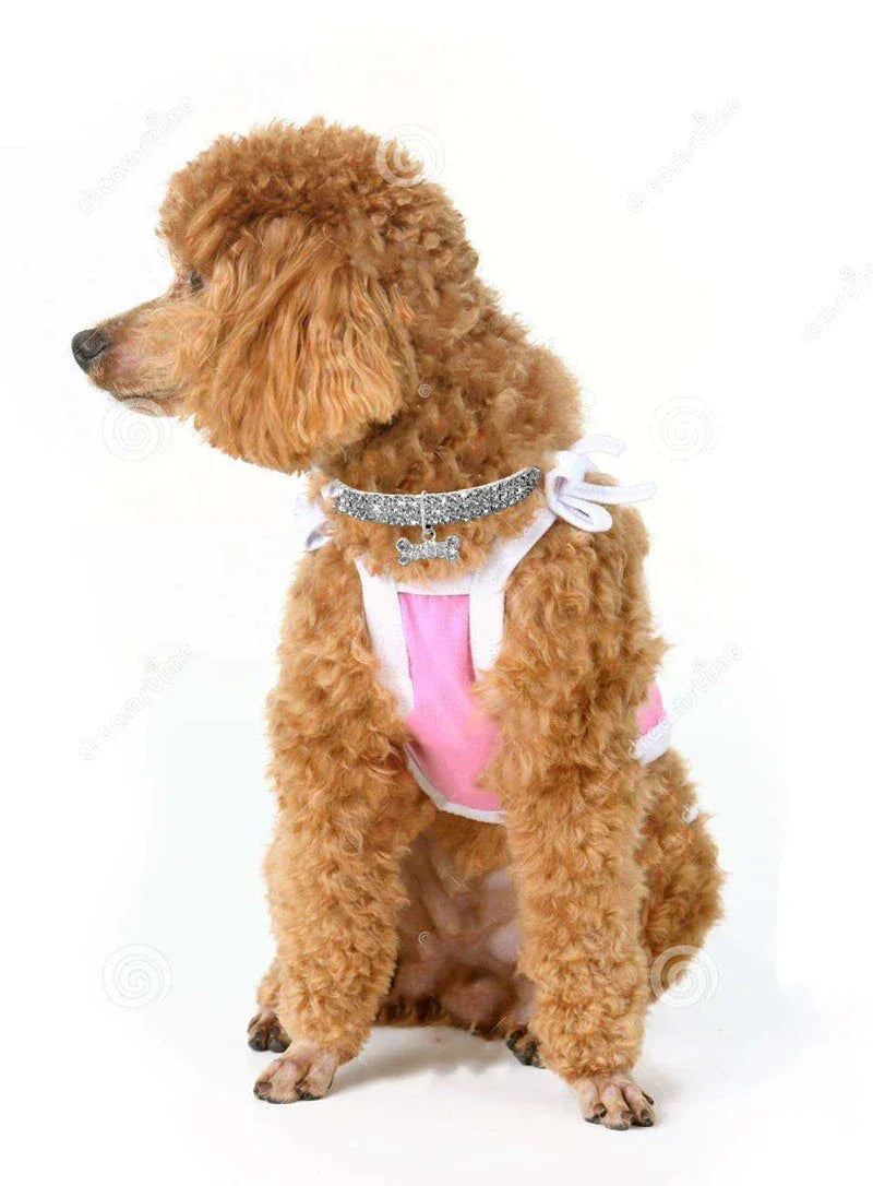 "A Bling Thing" Rhinestone Dog Collar - Sweet Heart for Your Sweetie - The Palm Beach Baby