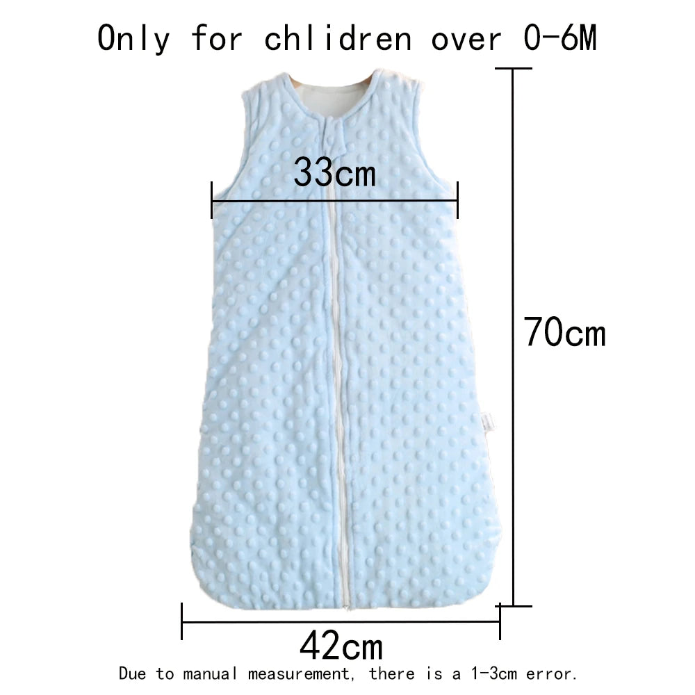 Minky Sleeping Bag Baby's Anti-Kick Zippered Sleeveless - 7 Colors - The Palm Beach Baby Estimated 13 - 20 Day Shipping